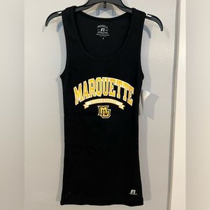 Russell Athletic Black and Gold Marquette Tank Top